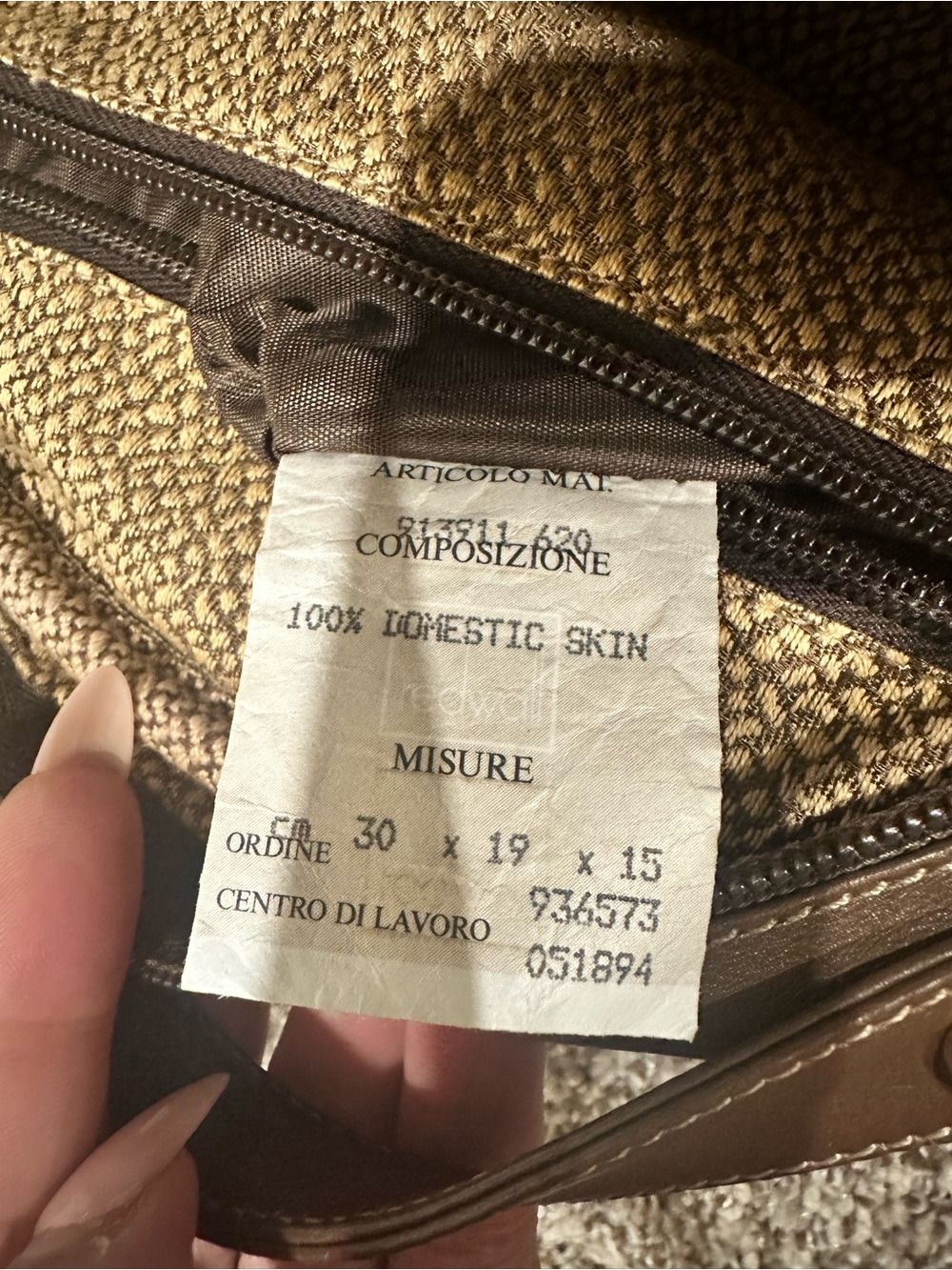 Borbonese by Redwall Vintage bag; GUC - Picture 6 of 10